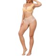 thumbnail image 2 of INSPIRE CHIC Women's Lace Front Closure Push Up Wirefree Bras with Nonadjustable Straps Medium Beige, 2 of 5