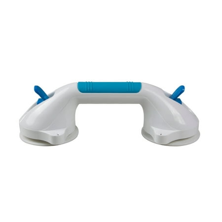 PCP Suction Balance Grip Safety Bar with Clamp Indicators, White, 12