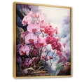 thumbnail image 2 of Designart "pasture Delicate Orchid Oasis II" Floral & Botanical Floater Framed Wall Art Living Room, 2 of 7