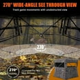 thumbnail image 2 of Lilypelle Hunting Blind, 2-3 Person Pop up Ground Blind, Portable Hunting Blind with Windows, Carrying Bag & Ground Stakes, Camouflage Hunting Tent, Camo Turkey Deer Blinds for Hunting, 2 of 8