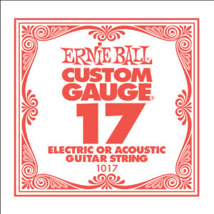 Ernie Ball Single .017 Plain Steel String