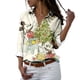 thumbnail image 5 of Blusa de manga larga con cuello en V para mujer, camisa informal de Mickey y Minnie de Disney, colección navideña, moda de otoño, Y2k, 5 of 5