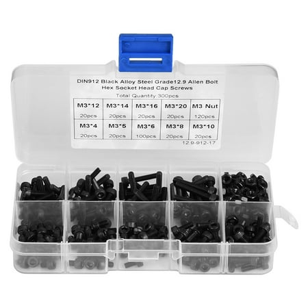 

Black M3 Screw Hex Socket Screw For Automotive Maintenance Machine Repair