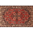 thumbnail image 1 of Ahgly Company Machine Washable Indoor Rectangle Traditional Orange Salmon Pink Area Rugs, 3' x 5', 1 of 7