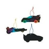Magic Color Scratch Race Cars - Craft Supplies - 24 Pieces