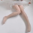 thumbnail image 4 of Byfri Polyester Bow Embroidered Sheer Tights Pink Kawaii High Waist One Size, 4 of 7