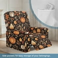 thumbnail image 3 of Xixirimido Fall Autumn Pumpkins Leaf Recliner Chair Covers 4-Pieces Stretch Lazy Boy Recliner Covers with Pocket Reclining Slipcovers Soft Sofa Slipcover Furniture Protector for Pets Kids, 3 of 8