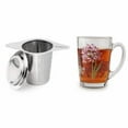 thumbnail image 2 of Yoassi Extra Fine FDA Approved 18/8 Stainless Steel Tea Infuser Mesh Strainer Water Filter with Large Capacity & Perfect Size Double Handles for Hanging on Teapots, Mugs, Cups, 2 of 7
