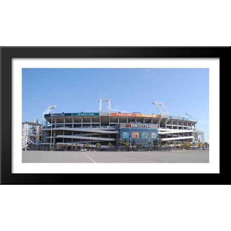 EverBank Field 40×22 Large Black Wood Framed Print Art – Home of the Jacksonville Jaguars