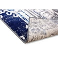 thumbnail image 5 of Furnish My Place Abstract Design Runner Rug - 2 ft. x 8 ft., Navy, Floor Rug with Rustic Print, 5 of 8