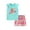 Z10 Sky Blue, variant on Girl Summer Short Set Cotton Outfits Short Sleeveless Tee T Shirt Tank Top Shorts Pant 2PC Set 2-7Y Pink 2-3 Years
