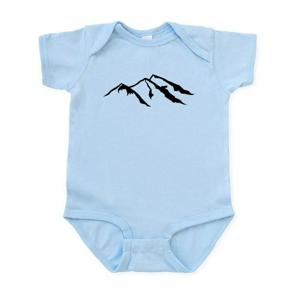 CafePress - Mountains Infant Bodysuit - Baby Light Bodysuit, Size Newborn - 24 Months