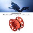 thumbnail image 4 of Fishing Line Reel, 15m Cable  Diving Reel Aviation Aluminum Diving Line with Double Ended Hook for Outdoor Boating Marine Operations, 4 of 7