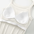 thumbnail image 5 of TGSLY Ribbed Tank Tops for Women Stretchy Soft Square Neck Built-in Shelf Bra Sleeveless Shirts Dressy Casual Solid Color Camisole M, 5 of 10
