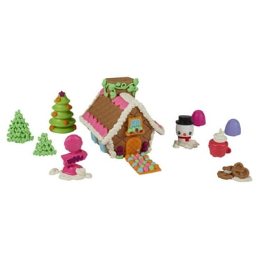 Play-Doh Builder Gingerbread House Building Kit for Ages 5  with 6 Play-Doh Cans