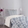 thumbnail image 5 of Ambesonne Folk Quilted Bedspread Set 2 Pcs, Spanish Traditional Ornaments, Twin Size, Cobalt Blue and White, 5 of 6