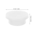 thumbnail image 5 of WEUVEB 4-Pack Round Rubber Overflow Drain Caps, Leak- Covers with Stylish Design to Prevent Overflow and Spills, 5 of 8