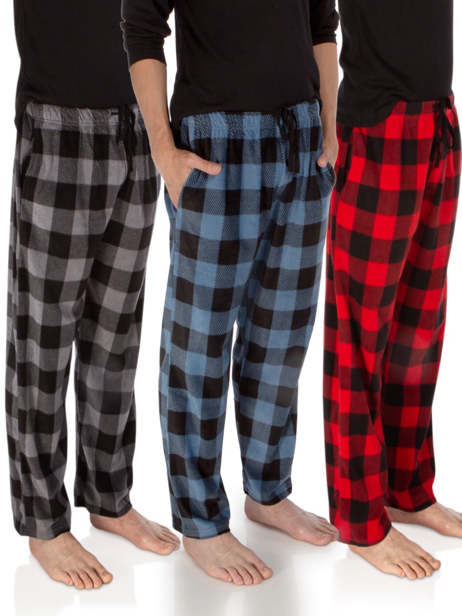 Sleep On It Sleepwear 3-Pack Girls Pajama Pants Soft Fleece Loose Fit Comfortable Lounge Bottoms 