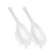 thumbnail image 1 of 2 Pcs Juice Strainer Plastic Nylon Food Strainer Yogurt Mesh Strainer with Handle for Kitchen Juicing 120/200 Mesh, 1 of 5