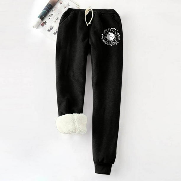 Fleece lined athletic pants sale
