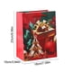 thumbnail image 3 of Decoraciones navideñas, adornos navideños, regalos de Navidad, bolsa de papel roja navideña para compras, bolsa de regalo navideña, bolsa de embalaje para regalos, bolsas de tela no tejida, 3 of 6