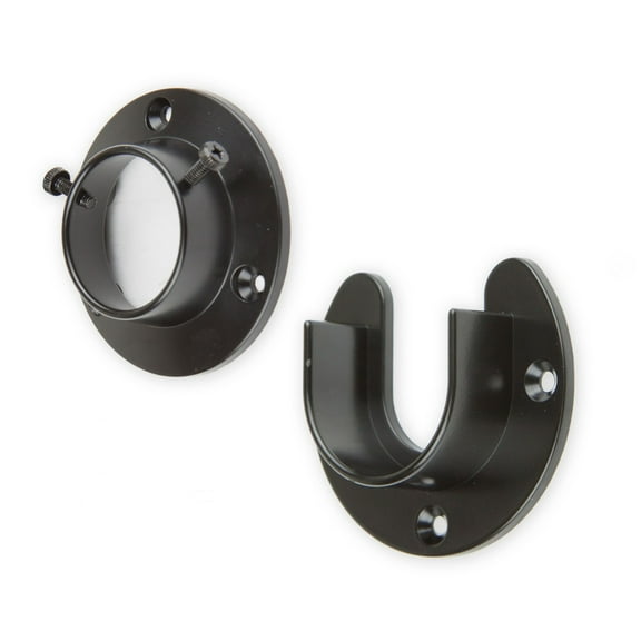 Contemporary Home Living 3" Black Contemporary Open and Close Rod Socket