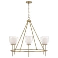thumbnail image 4 of Capital Lighting 455961 Joss 6 Light 35" Wide Chandelier - Brass, 4 of 7