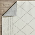 thumbnail image 6 of Loomaknoti Kissandrah Bennita 6' x 9' Ivory Geometric Indoor Area Rug, 6 of 9