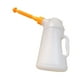 thumbnail image 2 of Aceitera con pico dispensador, recipiente medidor de aceite, botella profesional para aceitera. 4L 43cmx34cm, 2 of 9