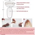 thumbnail image 3 of Heel Pads For Shoes That Are Too Big, High Heel Insoles, High Heel Pads, Heel Grip Inserts, Foot Care Set, Anti-slip Shoe Cushions, 3 of 5