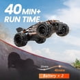 thumbnail image 4 of JoyStone Remote Control Car, 1:18 Remote Control Monster Truck All-Terrain 2.4GHz RC Cars W/ 2 Batteries for Kids Toys Gift, Black & Orange, 4 of 7