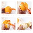 thumbnail image 3 of Orange Peelers Orange Easy Peeling Tool Ergonomic Design Citrus Peeler Curved Handle Fruit Tools Kitchen Gadget, 3 of 9