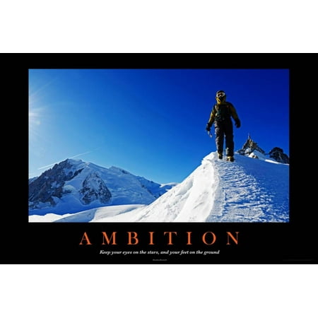 UPC 808128000014 product image for Ambition Motivational Poster - 36x24 | upcitemdb.com