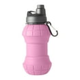 thumbnail image 2 of Wovilon Outdoor Sport Foldable 550Ml Silicone Water Bottle Drinkware Sport Foldable Coffee Outdoor Collapsible Bottle, 2 of 3