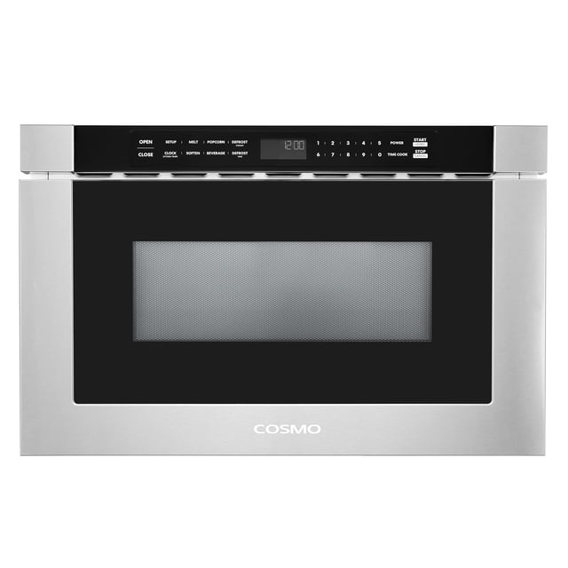 Cajón para Microondas Incorporado de 24 Pulgadas, 1,2 cu. Ft.. Pies de Capacidad en Acero Inoxidable