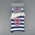 thumbnail image 1 of Ambesonne Nautical Bedding Set 3 Pcs, Red Ship Wheel, Twin, Navy Blue Red, 1 of 3