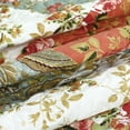 thumbnail image 5 of Legacy Decor 3 Pcs Paisley Stitched Pinsonic Reversible Lightweight All Season Bedspread Quilt Coverlet Oversize, King Size, 5 of 7