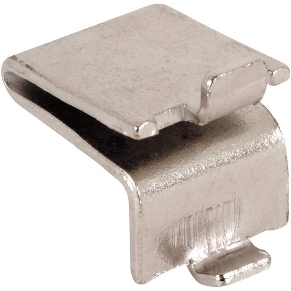 shiyou-U 10173 Nickel Plated Metal Strip Lock Style Shelf Bracket, Knape and Vogt (8 Pack)