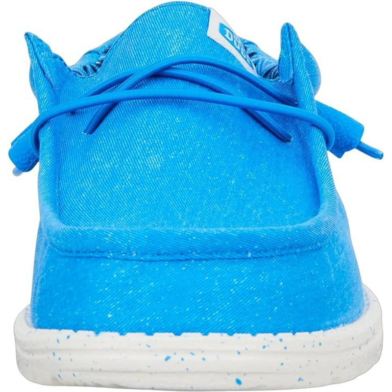 Hey Dude Wally Fish Lure Light Blue Canvas Slip On Loafers Mens 15 40624-450 NEW Hey Dude 15 | eBay main image 2