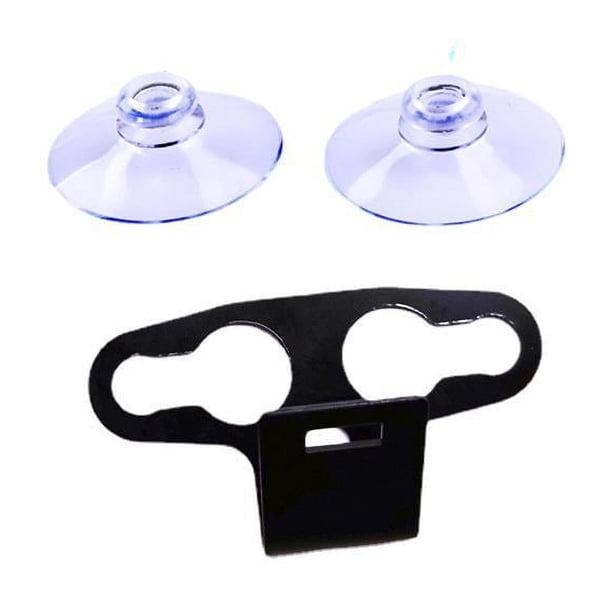 juego de soporte de ventosa para parabrisas de coche para radar, soporte de plástico para colgar radar con soporte de cuna para sistemas de navegación de vehículos.