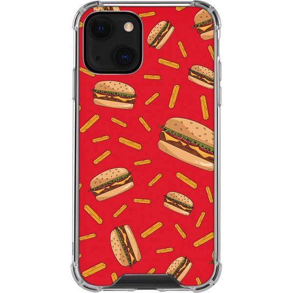 Skinit Foodie Burgers and Fries iPhone 13 Clear Case