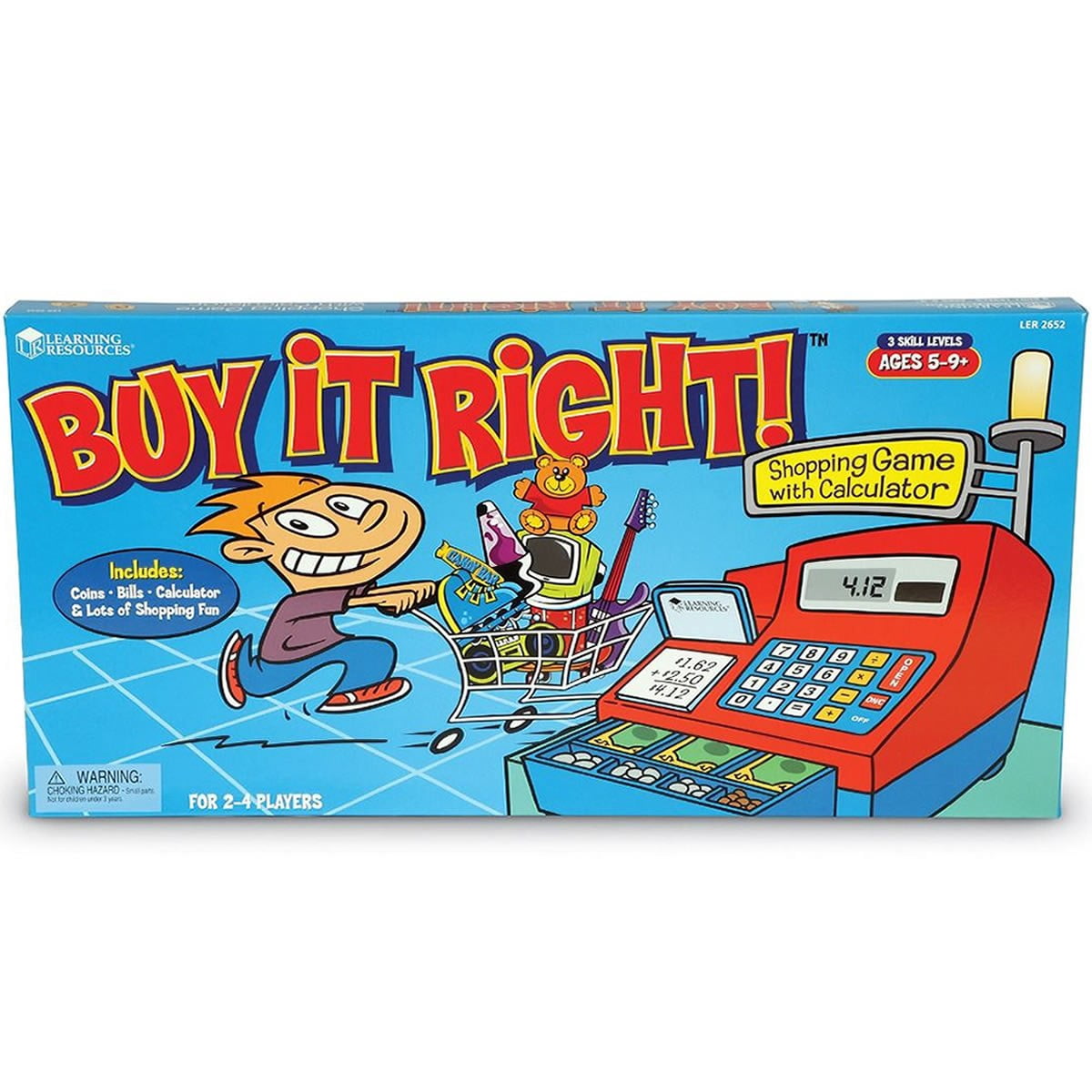 Learning Resources Buy It Right Shopping Game, Math Games for Kids, Ages 5+
