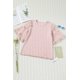 thumbnail image 4 of ABPHQTO Top rosa de mujer con cuello redondo y manga kimono, 4 of 5