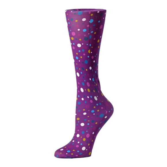 Cutieful Compression Socks Knit Wide Calf 10-18Mm/Hg (Dapper Dogs)
