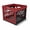 Brick Red, variant on CleverMade Collapsible Milk Crate 25L Stackable, Red 1 Pack
