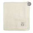 thumbnail image 1 of Perlimpinpin Bamboo Knitted Throw Blanket - Ivory, 1 of 2