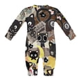 thumbnail image 5 of Chococat Baby Footless Rompers, Long Sleeve Baby Onesie Jumpsuit for Boys Girls, 5 of 8