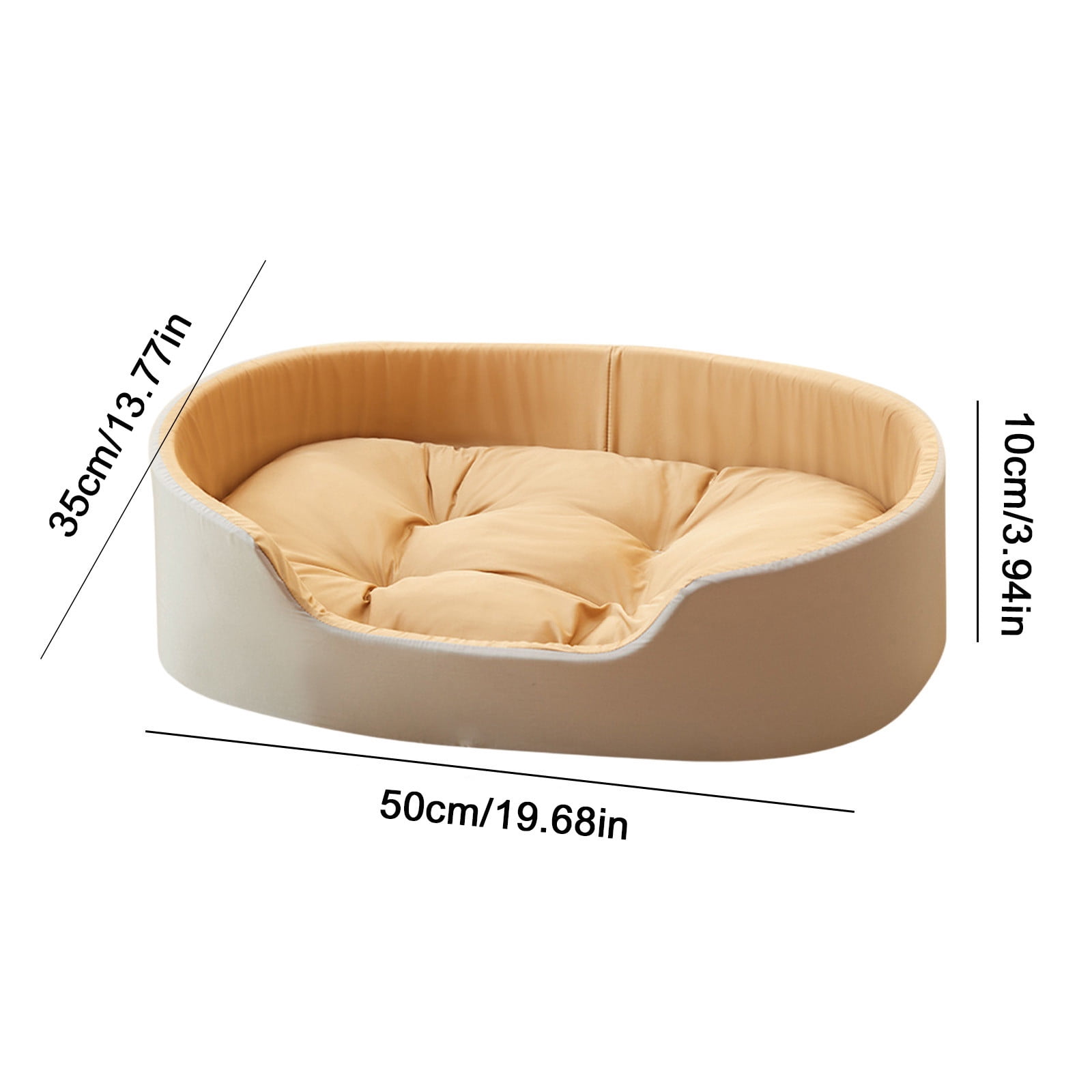 Dmlowu Dog Bed Comfortable Pet Bed Lightweight Waterproof Cat Bed Washable Dog Kennel 14x20 Inch Extra Soft Cat Beds for Indoor Cats