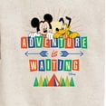 thumbnail image 3 of Disney Standard - Adventure Is Waiting With Tent - Toddler & Youth Crewneck Fleece Sweatshirt, 3 of 5