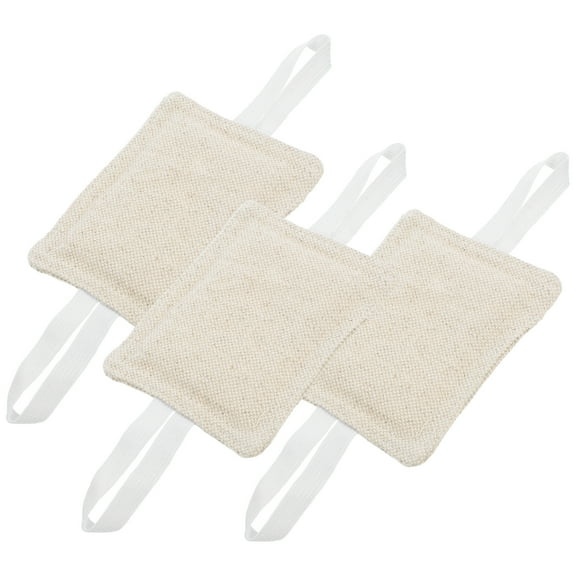 STOBOK 3-Pack Quiet Door Closers with Beige Cotton Cloth Cushions, Door Slam Stoppers for Noise Reduction